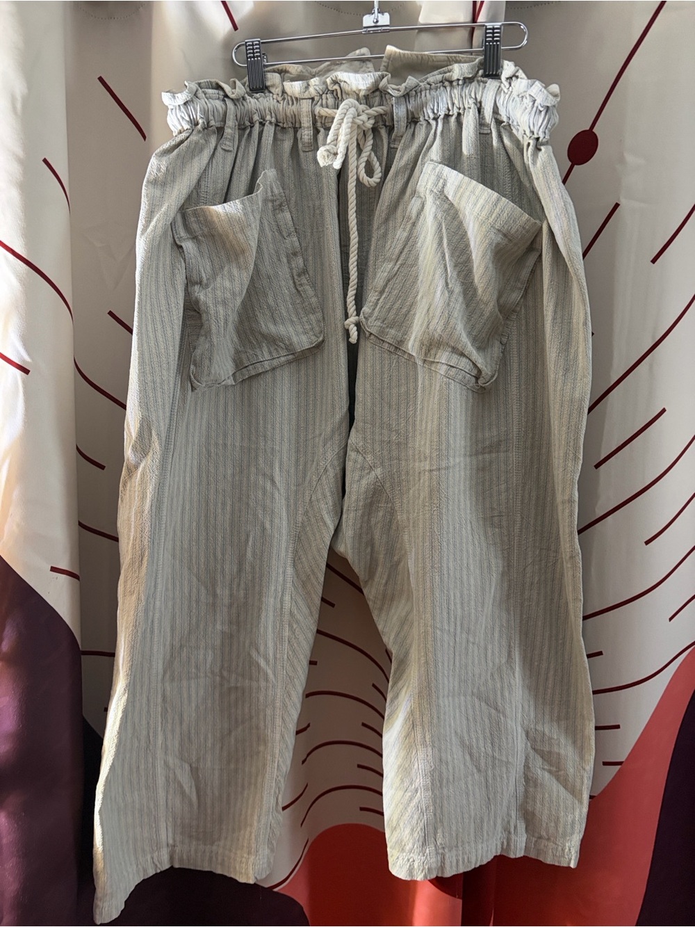Free People Runyon Cropped Harem Pants NWOT - Picture 7 of 7